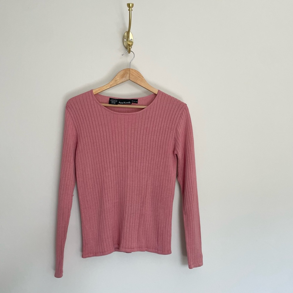 Ann Klein 100% silk blouse